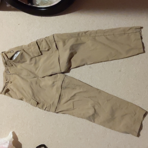 REI tan women's 4 zip-off pants - Picture 2 of 4